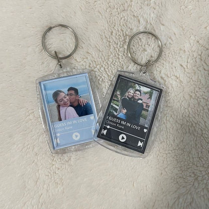 Double side Spotify keychain 🎶
