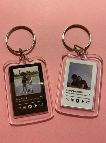 Double side Spotify keychain 🎶