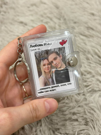 Mini Album Keychain – A Pocketful of Memories! 💕