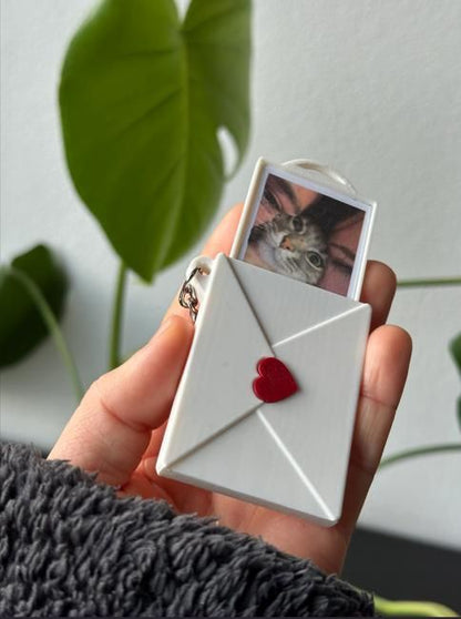 Messege Photo Love Keychains