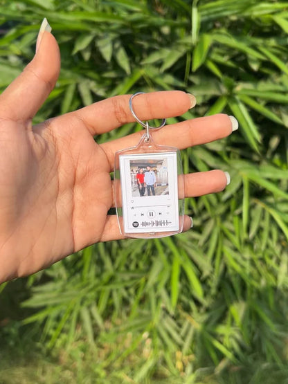Double side Spotify keychain 🎶
